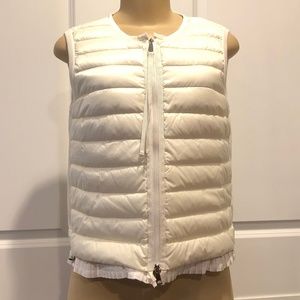 Moncler Off-white Maglion Tricot Gilet Vest